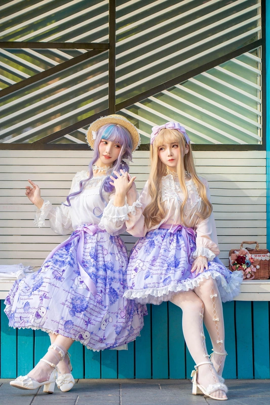 -LOLITA装扮 LOLITA夏日穿搭打歌服小偶像出镜：楚楚子＋@鹤祈 - 楚楚子w